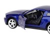 Машина "АВТОПАНОРАМА" Ford Mustang GT, синий, 1/43, инерция, откр. двери, в/к 17,5*12,5*6,5 см