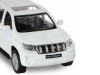 Машина "АВТОПАНОРАМА" Land Cruiser Prado, белый, 1/42, инерция, откр. двери, в/к 17,5*12,5*6,5 см