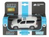 Машина "АВТОПАНОРАМА" Land Cruiser Prado, белый, 1/42, инерция, откр. двери, в/к 17,5*12,5*6,5 см