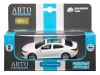 Машина "АВТОПАНОРАМА" Toyota Camry, белый, 1/43, откр. двери, инерция, в/к 17,5*12,5*6,5 см