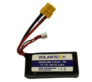 Аккумулятор Li-Po 1000mAh, 11,1V XT60 для катера Volantex RC Vector SR48