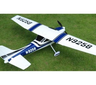Радиоуправляемый самолет Top RC Cessna 182 500 class синяя 1410мм KIT
