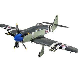 Радиоуправляемый самолет Top RC SEA FURY зеленый 1200мм PNP