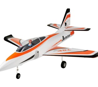Радиоуправляемый самолет Top RC Jet Star Pro оранжевый 800мм импеллер 64мм 2.4G 4-ch LiPo RTF