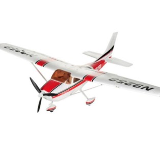 Радиоуправляемый самолет Top RC Cessna 182 красная 1410мм 2.4G 6-ch LiPo RTF