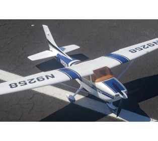 Радиоуправляемый самолет Top RC Cessna 182 синяя 1410мм 2.4G 6-ch LiPo RTF