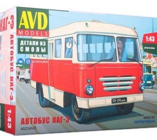 Сборная модель AVD Автобус КАГ-3, 1/43