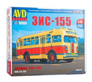 Сборная модель AVD ЗИС-155, 1/43