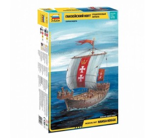 Сборная модель ZVEZDA Корабль "Ганзейский когг", 1/72