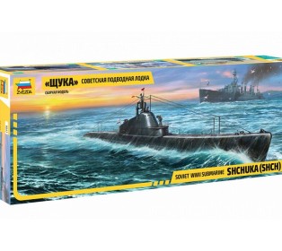Сборная модель ZVEZDA Советская подводная лодка "Щука", 1/144