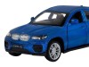 Машина "АВТОПАНОРАМА" BMW X6, 1/43, синий, инерция, откр. двери, в/к 17,5*12,5*6,5 см
