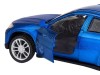 Машина "АВТОПАНОРАМА" BMW X6, 1/43, синий, инерция, откр. двери, в/к 17,5*12,5*6,5 см