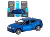 Машина "АВТОПАНОРАМА" BMW X6, 1/43, синий, инерция, откр. двери, в/к 17,5*12,5*6,5 см