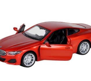 Машина "АВТОПАНОРАМА" BMW M850i Coupé, 1/35, красный, откр. двери, свет, звук, в/к 18*9*13,5 см