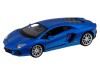 Машина "АВТОПАНОРАМА" Lamborghini Aventador Coupé, 1/24, синий, свет, звук, в/к 24,5*12,5*10,5 см