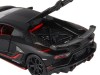 Машина "АВТОПАНОРАМА" Lamborghini SVJ, 1/32, черный матовый, свет, звук, в/к 17,5*12,5*6,5 см