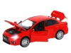 Машина "АВТОПАНОРАМА" Mitsubishi Lancer Evolution, 1/32, красный, свет, звук, в/к 17,5*12,5*6,5 см