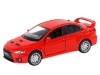 Машина "АВТОПАНОРАМА" Mitsubishi Lancer Evolution, 1/32, красный, свет, звук, в/к 17,5*12,5*6,5 см