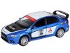 Машина "АВТОПАНОРАМА" Mitsubishi Lancer Evolution, 1/32, синий, свет, звук, в/к 18*9*13,5 см