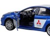 Машина "АВТОПАНОРАМА" Mitsubishi Lancer Evolution, 1/32, синий, свет, звук, в/к 18*9*13,5 см