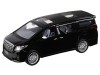 Машина "АВТОПАНОРАМА" Toyota Alphard, 1/29, черный, откр. двери, свет, звук, в/к 20*10*11 см