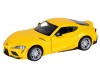 Машина "АВТОПАНОРАМА" Toyota Supra [US], 1/31, желтый, откр. двери, свет, звук, в/к 18*9*13,5 см