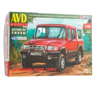 Сборная модель AVD Пикап-230812, 1/43