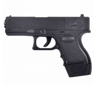 Пистолет металлический Glock 17 mini G.16 14см в/к