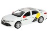 Машина "АВТОПАНОРАМА" Яндекс GO Toyota Camry, 1/43, белый, инерция, откр. двери, 17,5*12,5*6,5 см