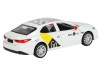 Машина "АВТОПАНОРАМА" Яндекс GO Toyota Camry, 1/43, белый, инерция, откр. двери, 17,5*12,5*6,5 см
