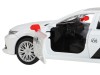 Машина "АВТОПАНОРАМА" Яндекс GO Toyota Camry, 1/43, белый, инерция, откр. двери, 17,5*12,5*6,5 см
