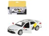Машина "АВТОПАНОРАМА" Яндекс GO Toyota Camry, 1/43, белый, инерция, откр. двери, 17,5*12,5*6,5 см