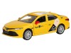 Машина "АВТОПАНОРАМА" Яндекс GO Toyota Camry, 1/43, желтый, инерция, откр. двери, 17,5*12,5*6,5 см