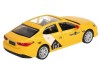 Машина "АВТОПАНОРАМА" Яндекс GO Toyota Camry, 1/43, желтый, инерция, откр. двери, 17,5*12,5*6,5 см