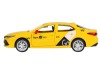 Машина "АВТОПАНОРАМА" Яндекс GO Toyota Camry, 1/43, желтый, инерция, откр. двери, 17,5*12,5*6,5 см