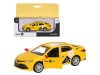 Машина "АВТОПАНОРАМА" Яндекс GO Toyota Camry, 1/43, желтый, инерция, откр. двери, 17,5*12,5*6,5 см