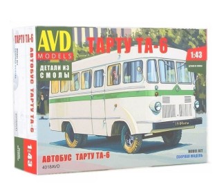 Сборная модель AVD Автобус Тарту ТА-6, 1/43