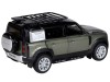 Машина "АВТОПАНОРАМА" Land Rover Defender 110, 1/32, зеленый, свет, звук, в/к 17,5*13,5*9 см