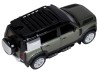 Машина "АВТОПАНОРАМА" Land Rover Defender 110, 1/32, зеленый, свет, звук, в/к 17,5*13,5*9 см