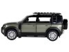 Машина "АВТОПАНОРАМА" Land Rover Defender 110, 1/32, зеленый, свет, звук, в/к 17,5*13,5*9 см