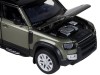 Машина "АВТОПАНОРАМА" Land Rover Defender 110, 1/32, зеленый, свет, звук, в/к 17,5*13,5*9 см