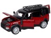 Машина "АВТОПАНОРАМА" Land Rover Defender 110, 1/32, красный, свет, звук, в/к 17,5*13,5*9 см