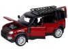 Машина "АВТОПАНОРАМА" Land Rover Defender 110, 1/32, красный, свет, звук, в/к 17,5*13,5*9 см