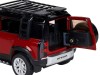Машина "АВТОПАНОРАМА" Land Rover Defender 110, 1/32, красный, свет, звук, в/к 17,5*13,5*9 см