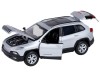 Машина "АВТОПАНОРАМА" Jeep  Cherokee, 1/32, серебряный, инерция, свет, звук, в/к 17,5*13,5*9 см