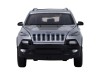 Машина "АВТОПАНОРАМА" Jeep  Cherokee, 1/32, серебряный, инерция, свет, звук, в/к 17,5*13,5*9 см