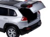 Машина "АВТОПАНОРАМА" Jeep  Cherokee, 1/32, серебряный, инерция, свет, звук, в/к 17,5*13,5*9 см
