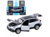 Машина "АВТОПАНОРАМА" Jeep  Cherokee, 1/32, серебряный, инерция, свет, звук, в/к 17,5*13,5*9 см