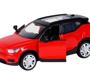 Машина "АВТОПАНОРАМА" Volvo XC40, 1/32, красный, инерция, свет, звук, в/к 17,5*13,5*9 см