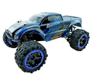 Радиоуправляемый монстр Remo Hobby Dinosaurs Master Brushless (синий) 4WD 2.4G 1/8 RTR